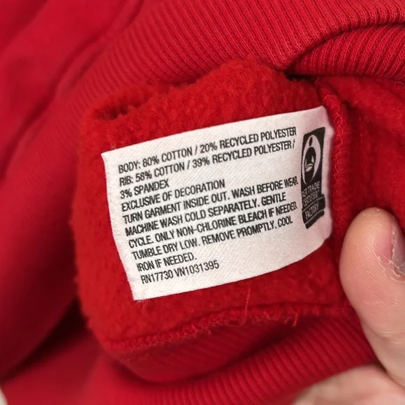 Wild Fable Apres Ski Mockneck Oversized Cropped Sweater Red Size XL NWT - Picture 8 of 8